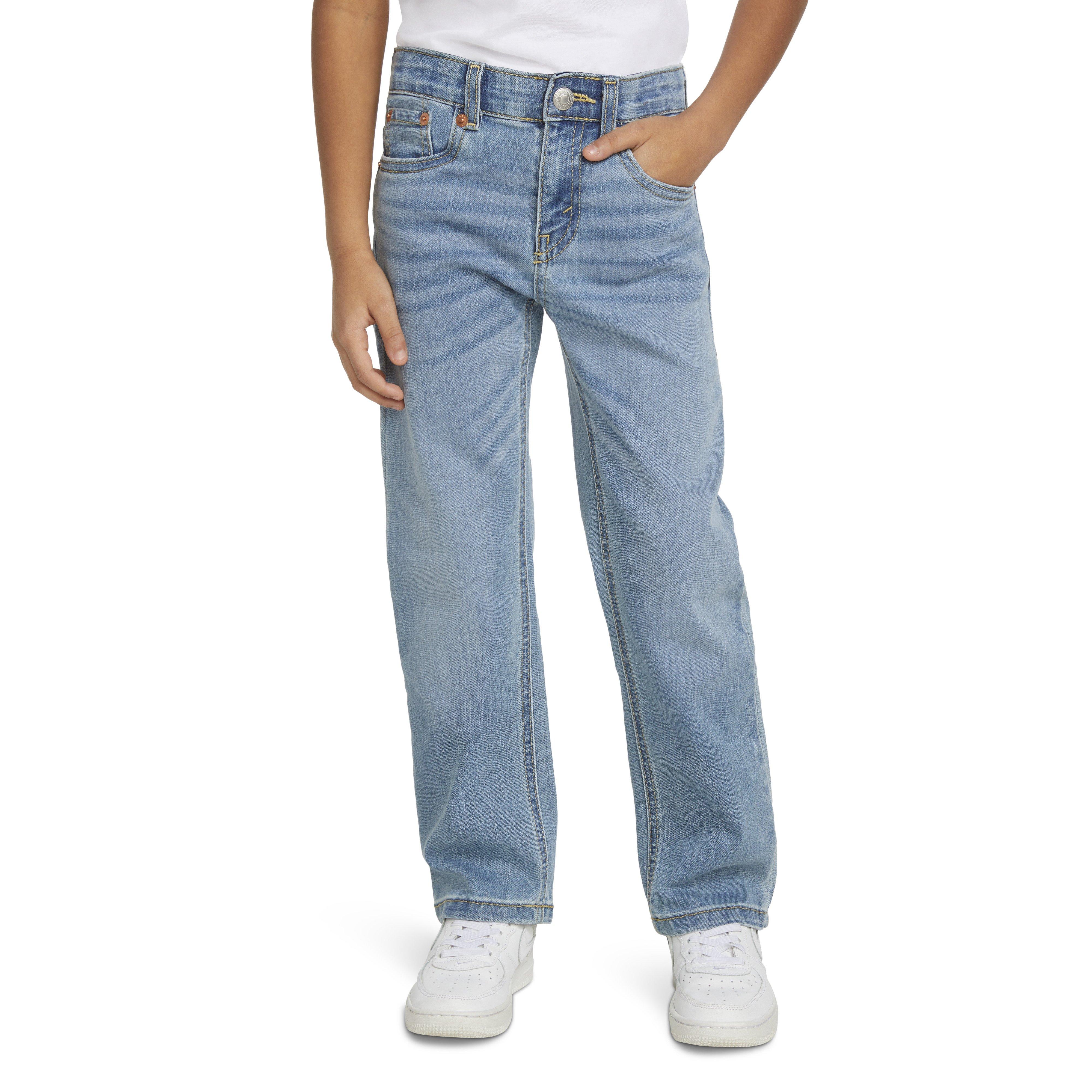 Levi's Little Boys' 514 Straight Fit Blue Wash Denim Jeans - BLUE